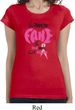 Ladies Breast Cancer Shirt Yes, They're Fake Longer Length Tee