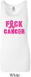 Ladies Breast Cancer Tanktop F*CK Cancer Longer Length Tank Top