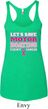 Ladies Breast Cancer Tanktop Motor Boating Tri Blend Racerback Tank