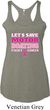 Ladies Breast Cancer Tanktop Motor Boating Tri Blend Racerback Tank