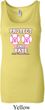 Ladies Breast Cancer Tanktop Protect 2nd Base Longer Length Tank Top