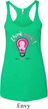 Ladies Breast Cancer Tanktop Think Pink Tri Blend Racerback Tank Top