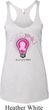 Ladies Breast Cancer Tanktop Think Pink Tri Blend Racerback Tank Top