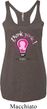 Ladies Breast Cancer Tanktop Think Pink Tri Blend Racerback Tank Top