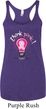Ladies Breast Cancer Tanktop Think Pink Tri Blend Racerback Tank Top