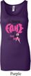 Ladies Breast Cancer Tanktop Yes, They're Fake Longer Length Tank Top
