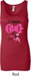 Ladies Breast Cancer Tanktop Yes, They're Fake Longer Length Tank Top