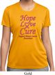 Ladies Breast Cancer Tee Hope Love Cure Dry Wicking T-shirt