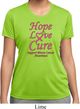 Ladies Breast Cancer Tee Hope Love Cure Dry Wicking T-shirt