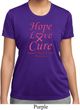Ladies Breast Cancer Tee Hope Love Cure Dry Wicking T-shirt