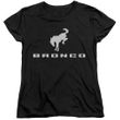Women's New Ford Bronco Logo T-shirt - Black