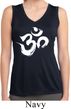 Ladies Brushstroke Aum Sleeveless Moisture Wicking Tee