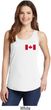 Ladies Canada Tank Top Canadian Flag Pocket Print Tanktop