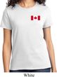 Ladies Canada Tee Canadian Flag Pocket Print T-shirt