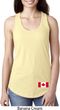 Ladies Canadian Flag Bottom Print Ideal Racerback