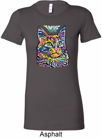 Ladies Cat Shirt Love Cat Longer Length Shirt