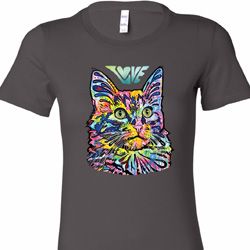 Ladies Cat Shirt Love Cat Longer Length Shirt