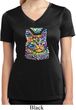 Ladies Cat Shirt Love Cat Moisture Wicking V-neck