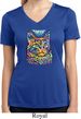 Ladies Cat Shirt Love Cat Moisture Wicking V-neck