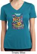 Ladies Cat Shirt Love Cat Moisture Wicking V-neck