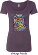 Ladies Cat Shirt Love Cat Scoop Neck