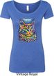 Ladies Cat Shirt Love Cat Scoop Neck