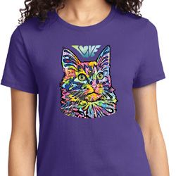 Ladies Cat Shirt Love Cat T-shirt