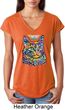 Ladies Cat Shirt Love Cat Tri Blend V-neck