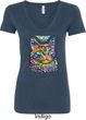 Ladies Cat Shirt Love Cat V-Neck Shirt