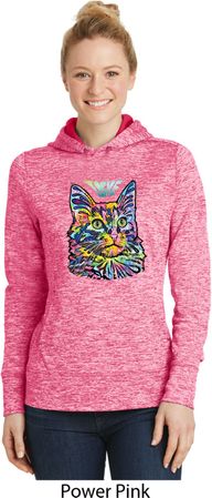 Ladies Cat Tank Top Love Cat Dry Wicking Hoodie