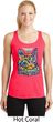 Ladies Cat Tank Top Love Cat Dry Wicking Racerback