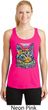 Ladies Cat Tank Top Love Cat Dry Wicking Racerback