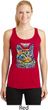 Ladies Cat Tank Top Love Cat Dry Wicking Racerback