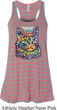 Ladies Cat Tank Top Love Cat Flowy Racerback