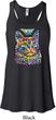 Ladies Cat Tank Top Love Cat Flowy Racerback