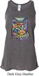 Ladies Cat Tank Top Love Cat Flowy Racerback