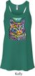 Ladies Cat Tank Top Love Cat Flowy Racerback