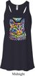 Ladies Cat Tank Top Love Cat Flowy Racerback