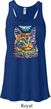 Ladies Cat Tank Top Love Cat Flowy Racerback
