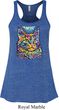 Ladies Cat Tank Top Love Cat Flowy Racerback