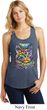 Ladies Cat Tank Top Love Cat Racerback Tanktop