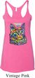 Ladies Cat Tank Top Love Cat Tri Blend Racerback