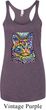 Ladies Cat Tank Top Love Cat Tri Blend Racerback