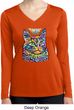 Ladies Cat Tee Love Cat Dry Wicking Long Sleeve