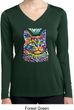 Ladies Cat Tee Love Cat Dry Wicking Long Sleeve