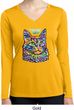 Ladies Cat Tee Love Cat Dry Wicking Long Sleeve
