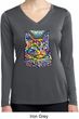 Ladies Cat Tee Love Cat Dry Wicking Long Sleeve