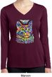 Ladies Cat Tee Love Cat Dry Wicking Long Sleeve