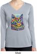 Ladies Cat Tee Love Cat Dry Wicking Long Sleeve