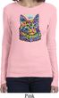 Ladies Cat Tee Love Cat Long Sleeve Shirt